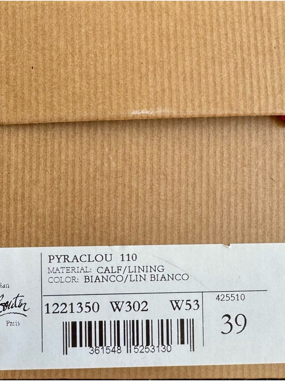 Christian Louboutin White (Bianco) Wedge Shoes